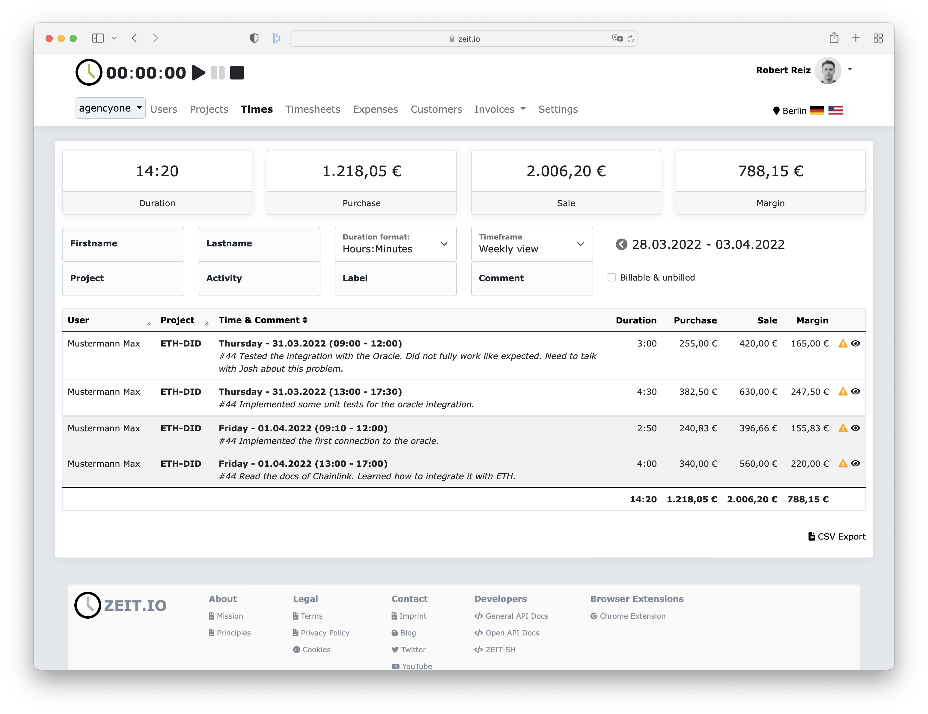 timetracking